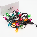 A 60s Celebration - 15+3 Multi Color C7 bulbs light chain