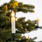 Nostalgic Christmas tree Candle lights - LED wired 20 candles on 6m