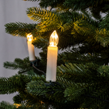 Nostalgic Christmas tree Candle lights - LED wired 20 candles on 6m