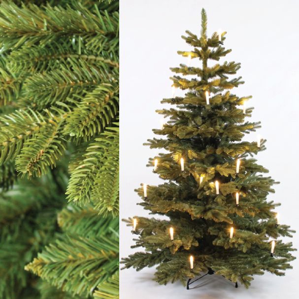Real lifelike Christmas tree 180 cm + free lights of choice