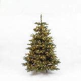 Realistic Nordmann Christmas Tree 180 cm + 200 warm-white LED lights
