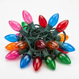 A 60s Celebration - 15+3 Multi Color C7 bulbs light chain