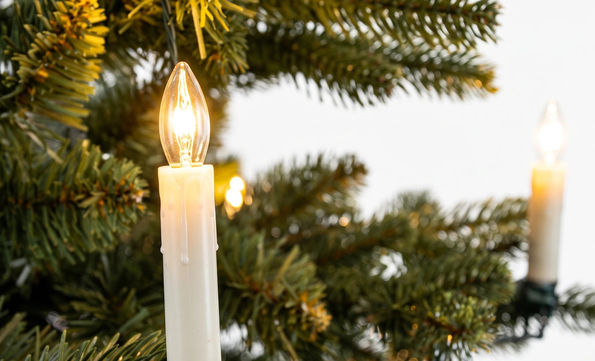Candle light on Christmas1967 branches